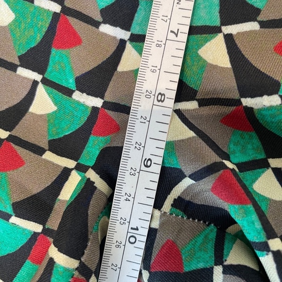 ETRO PANTS GEOMETRIC DESIGN SZ 38 - Picture 6 of 11